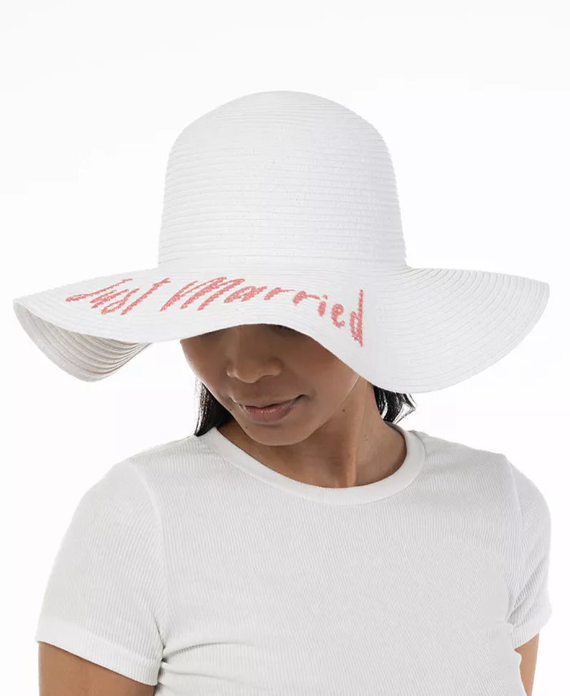 Women'S Just Married Floppy Hat